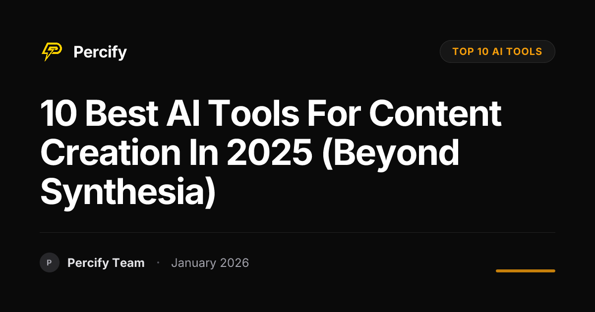 10 Best AI Tools for Content Creation in 2025 (Beyond Synthesia ...