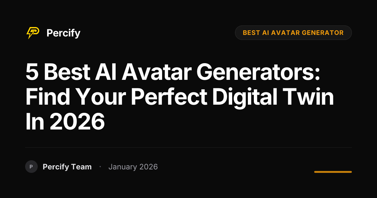 5 Best AI Avatar Generators: Find Your Perfect Digital Twin in 2026 ...