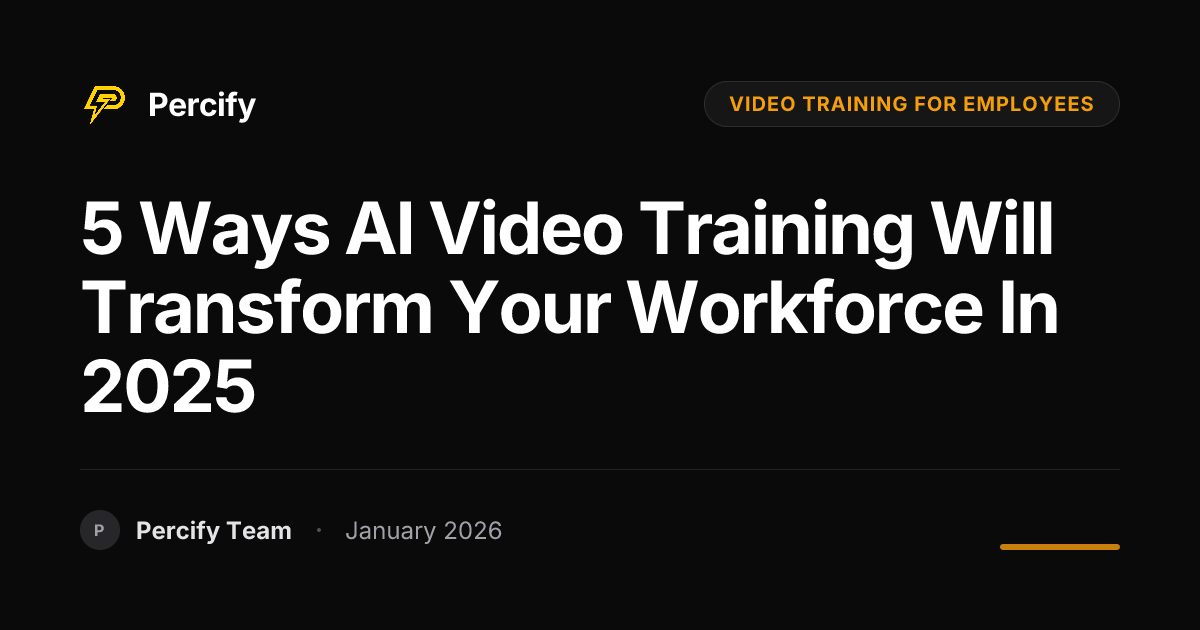 5 Ways AI Video Training Will Transform Your Workforce in 2025 ...