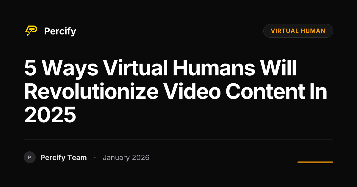 5 Ways Virtual Humans Will Revolutionize Video Content in 2025 ...
