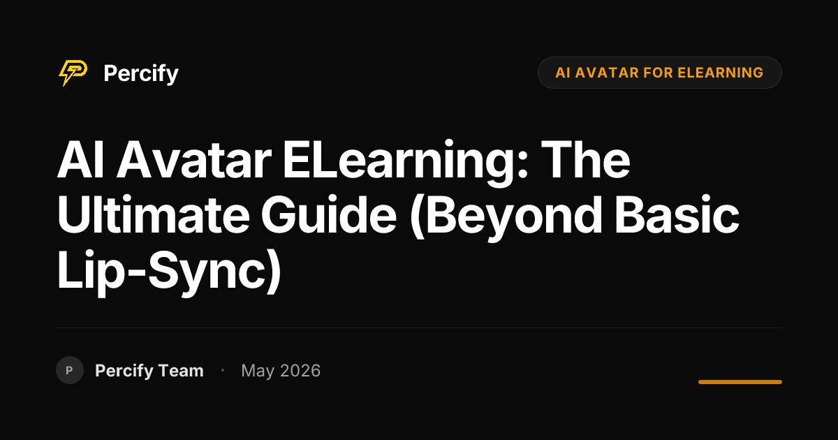 AI Avatar eLearning: The Ultimate Guide (Beyond Basic Lip-Sync ...