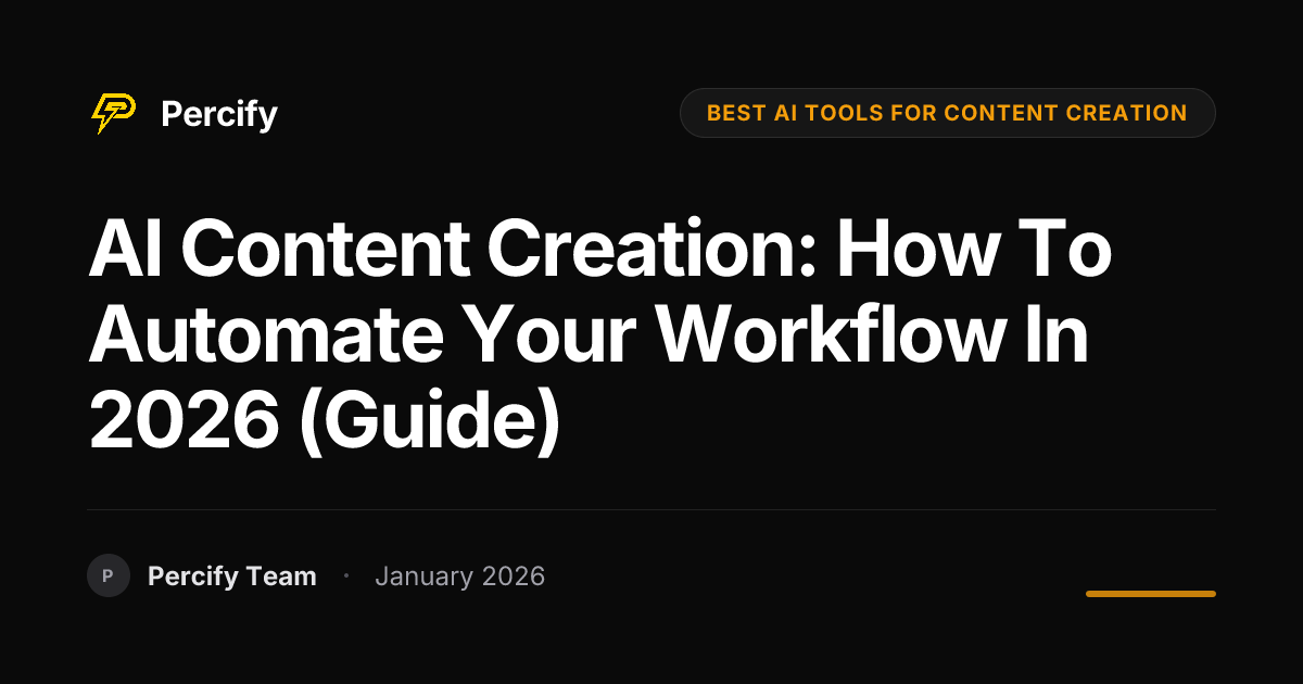 AI Content Creation: How to Automate Your Workflow in 2026 (Guide ...