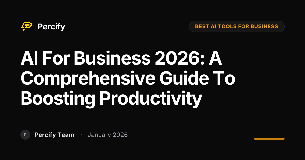 AI for Business 2026: A Comprehensive Guide to Boosting Productivity ...