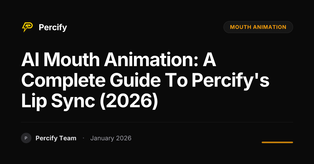 AI Mouth Animation: A Complete Guide to Percify's Lip Sync (2026 ...