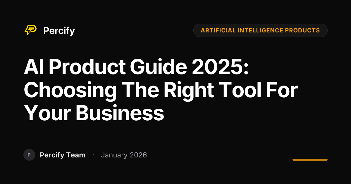 AI Product Guide 2025: Choosing the Right Tool for Your Business ...
