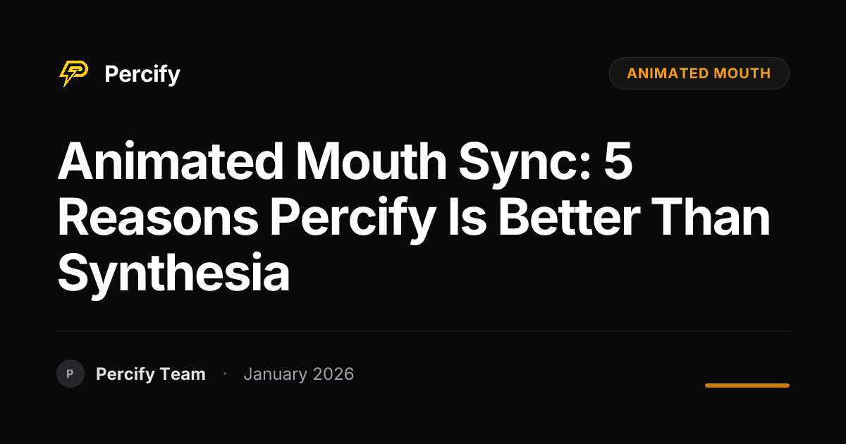 Animated Mouth Sync: 5 Reasons Percify is Better than Synthesia ...