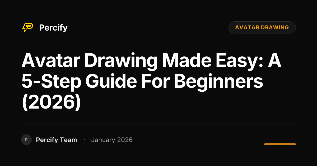 Avatar Drawing Made Easy: A 5-Step Guide for Beginners (2026) | Percify ...