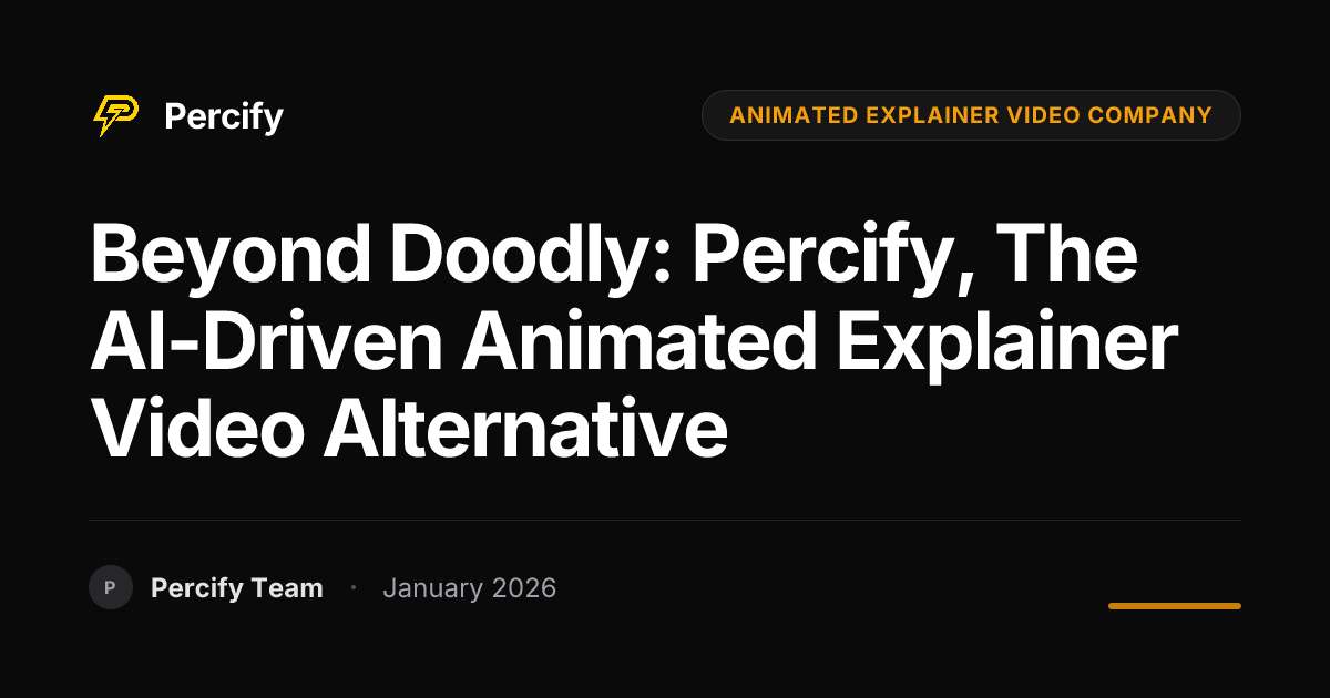 Beyond Doodly: Percify, the AI-Driven Animated Explainer Video ...
