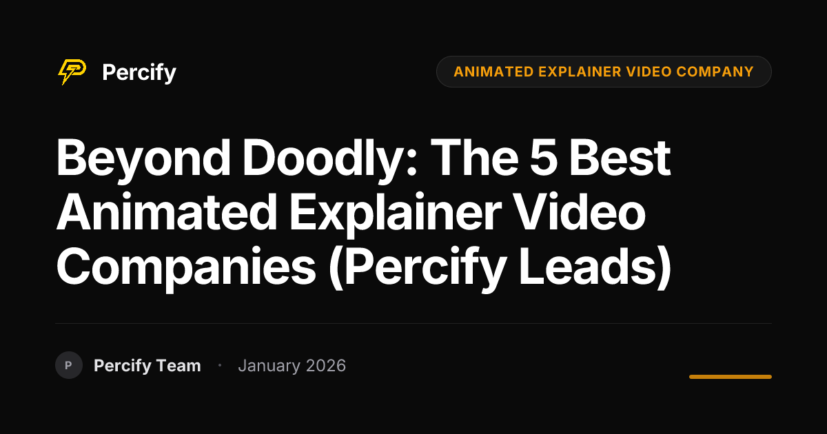 Beyond Doodly: The 5 Best Animated Explainer Video Companies (Percify ...