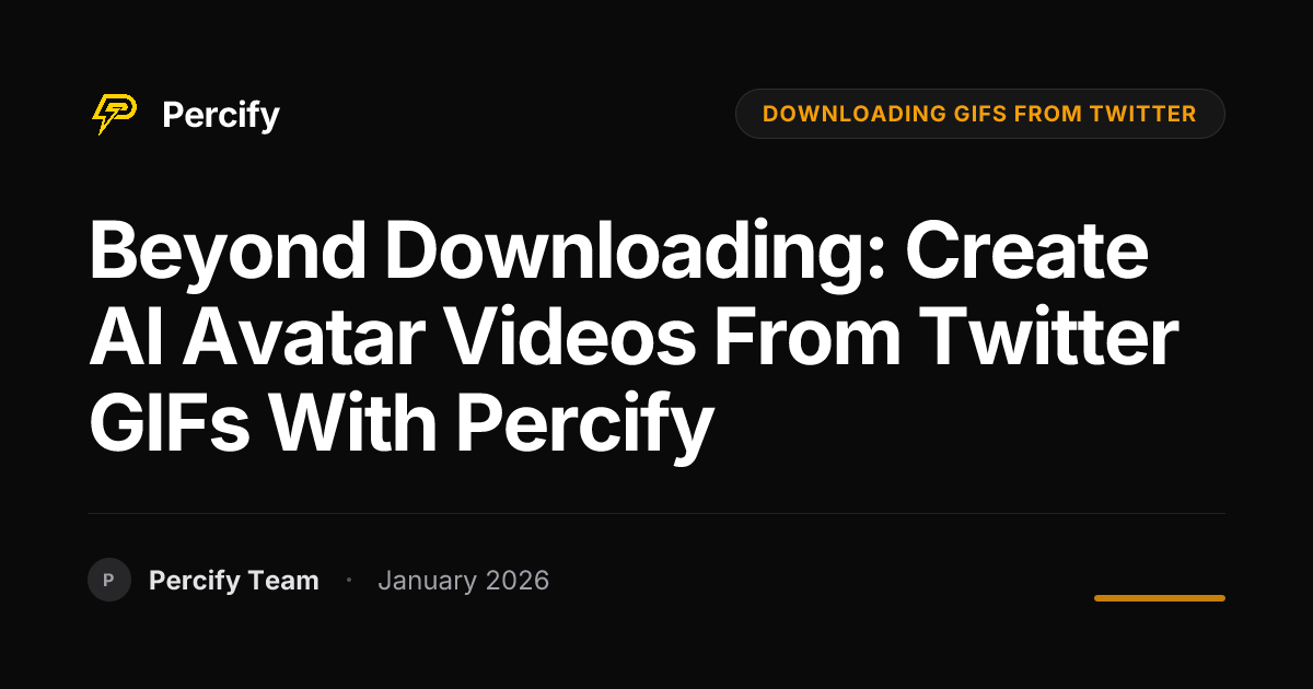 Beyond Downloading: Create AI Avatar Videos from Twitter GIFs with ...