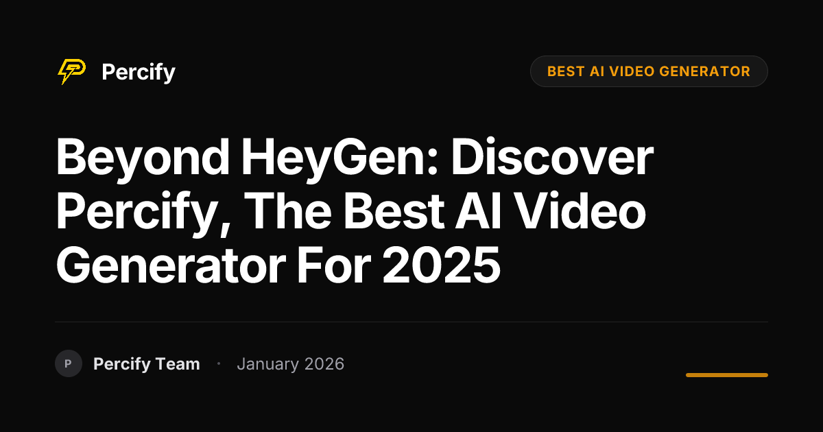 2025 Discover How Motion App S AI Reference: Beyond Heygen Discover Percify The Best AI Video Generator For