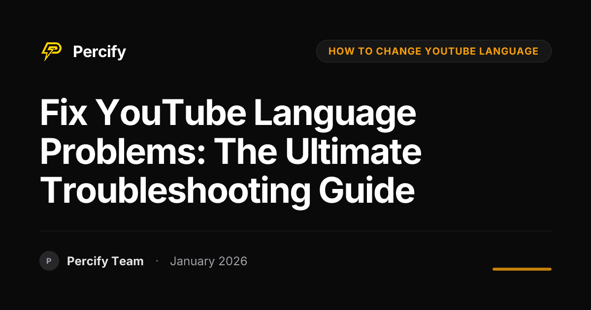 Fix YouTube Language Problems: The Ultimate Troubleshooting Guide ...
