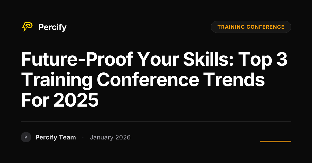 Future-Proof Your Skills: Top 3 Training Conference Trends for 2025 ...