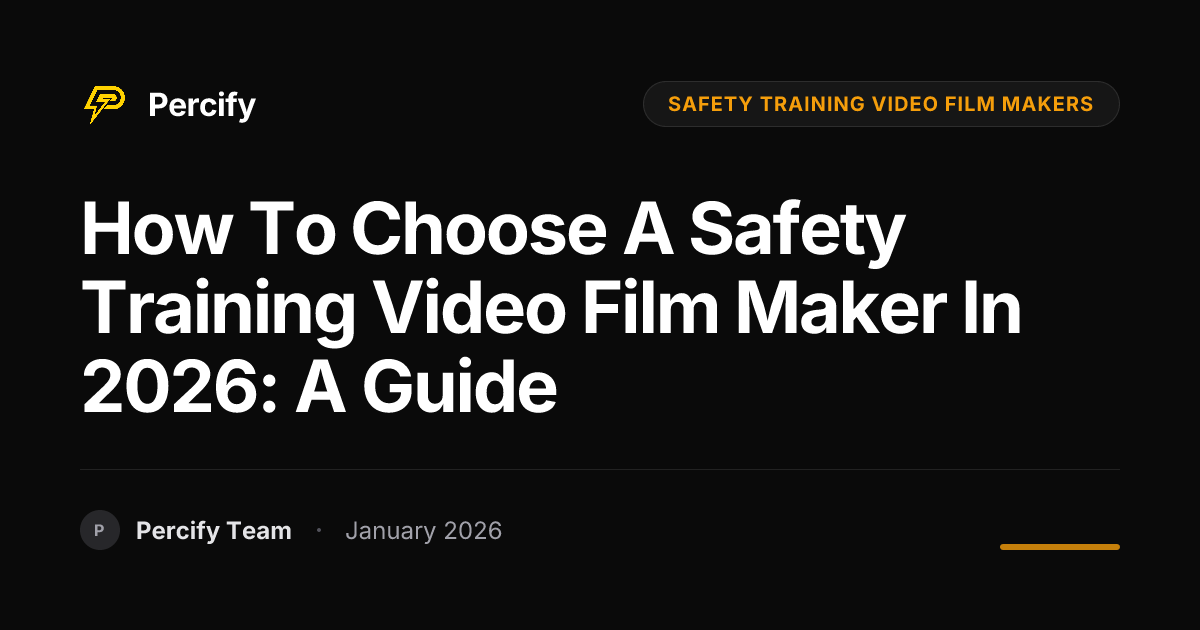 How to Choose a Safety Training Video Film Maker in 2026: A Guide ...