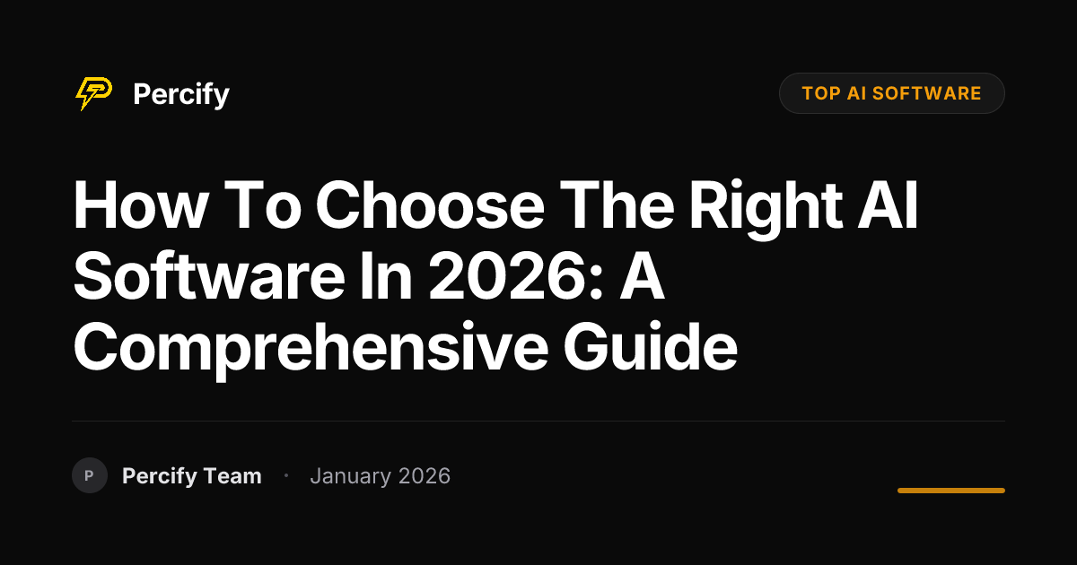 How to Choose the Right AI Software in 2026: A Comprehensive Guide ...