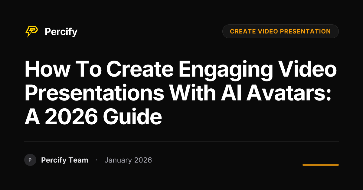 How to Create Engaging Video Presentations with AI Avatars: A 2026 ...