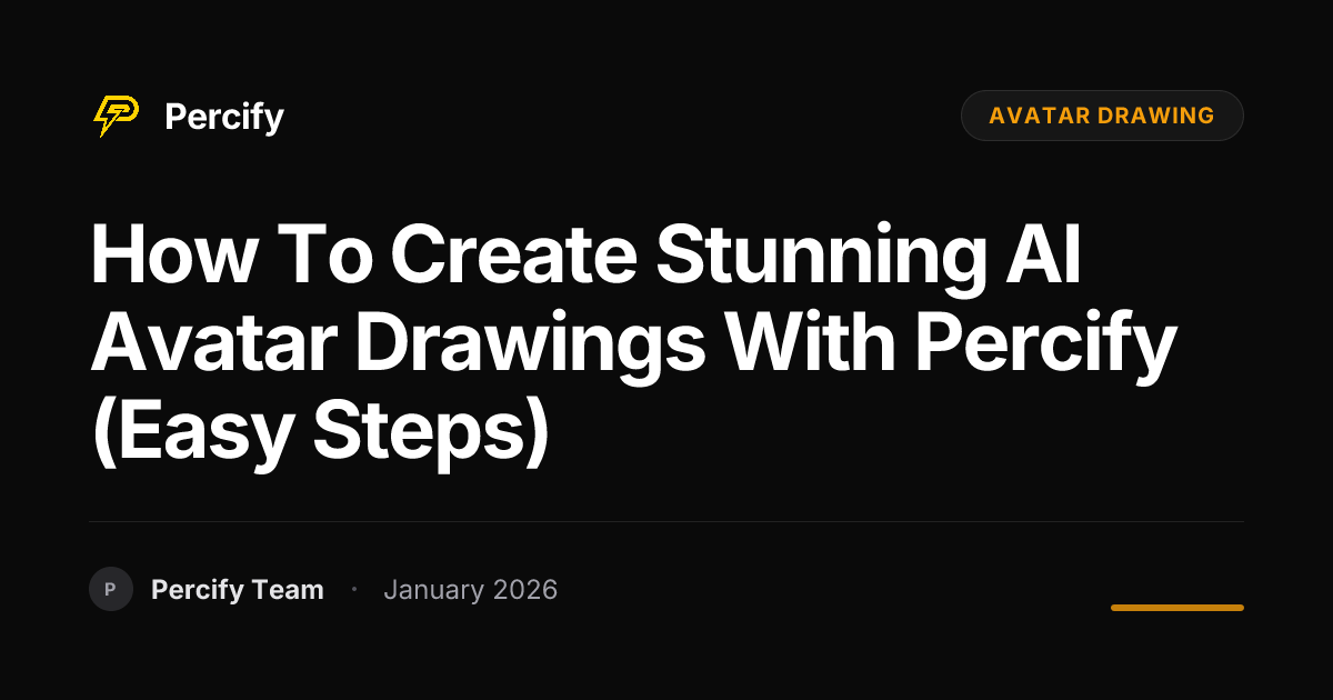How to Create Stunning AI Avatar Drawings with Percify (Easy Steps ...