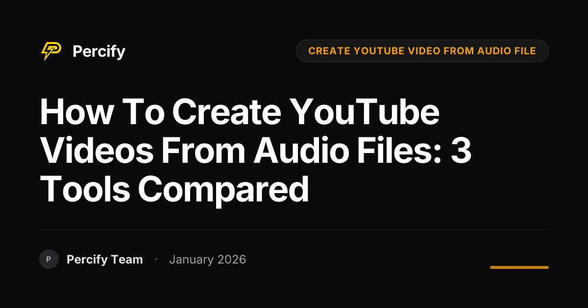 How to Create YouTube Videos from Audio Files: 3 Tools Compared ...
