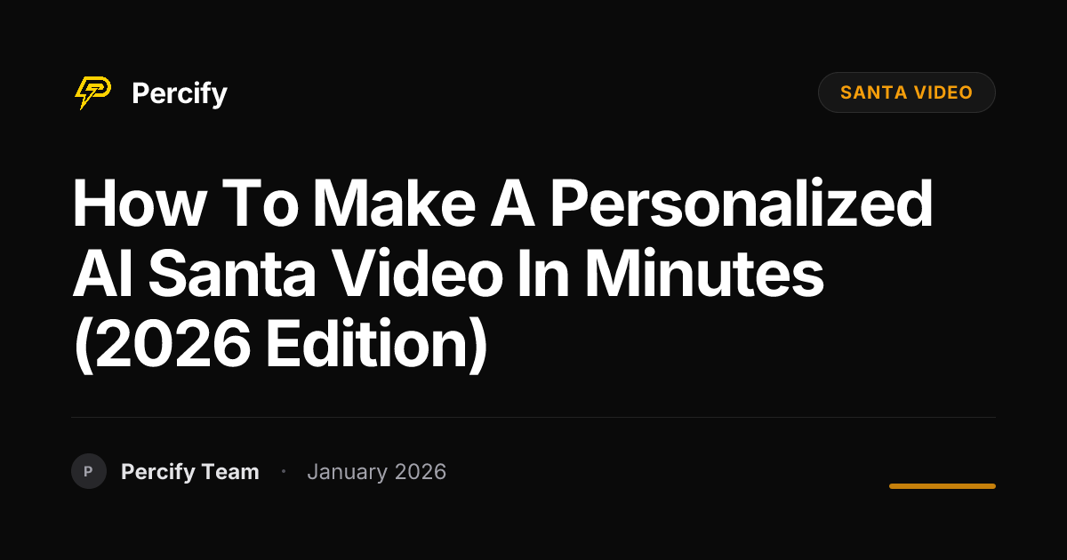 How to Make a Personalized AI Santa Video in Minutes (2026 Edition ...