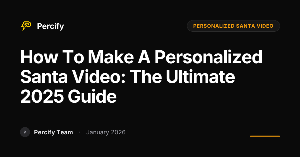 How to Make a Personalized Santa Video: The Ultimate 2025 Guide ...