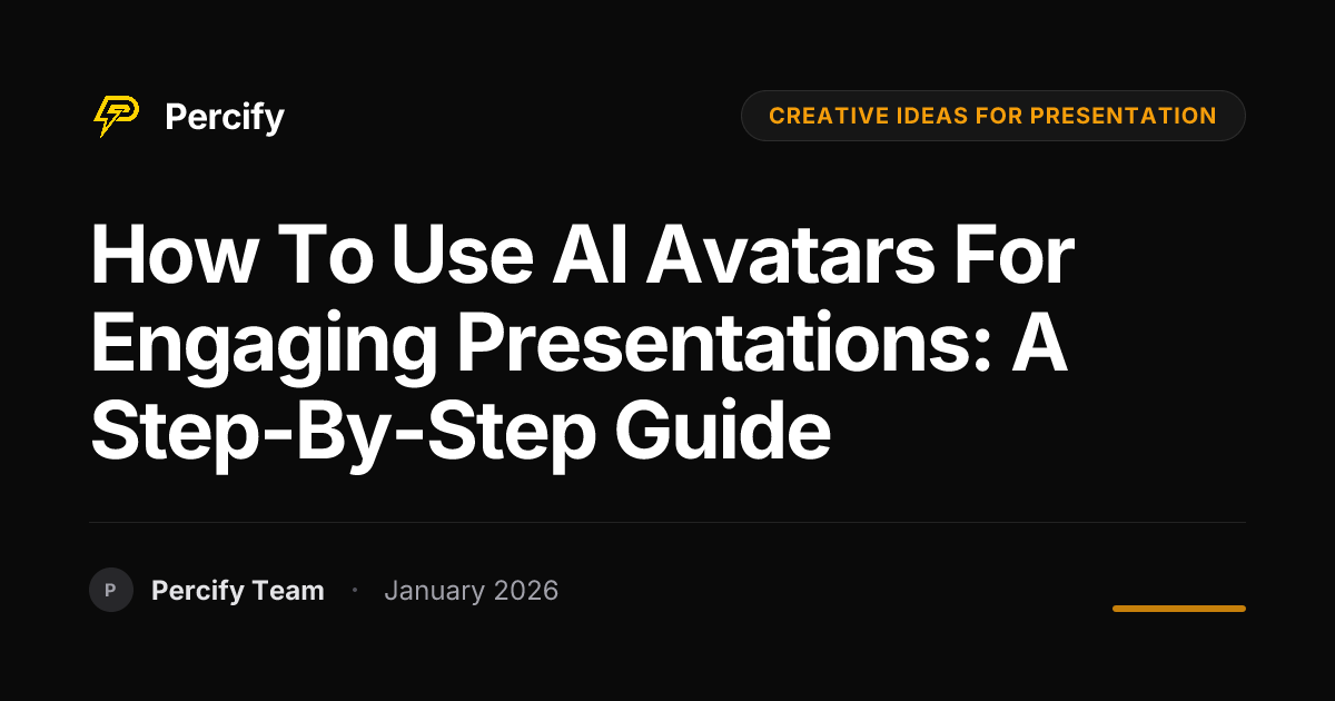 How to Use AI Avatars for Engaging Presentations: A Step-by-Step Guide ...