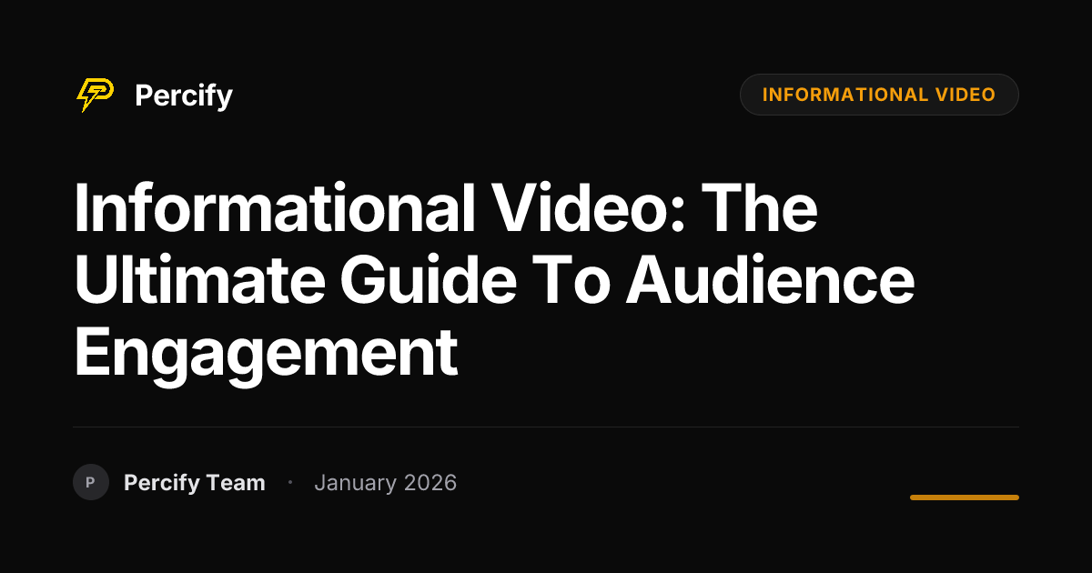Informational Video: The Ultimate Guide to Audience Engagement ...