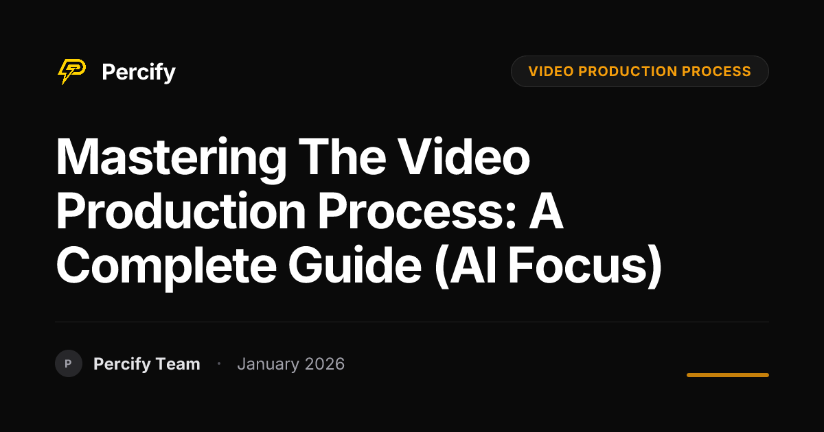 Mastering the Video Production Process: A Complete Guide (AI Focus ...