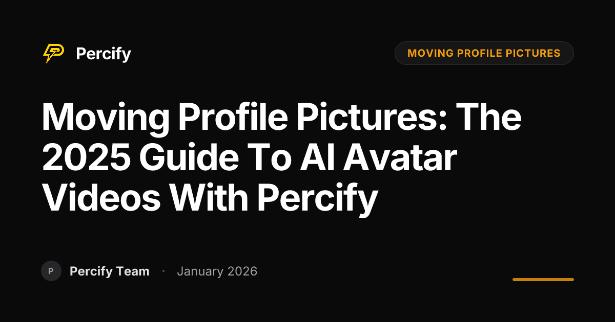 Moving Profile Pictures: The 2025 Guide to AI Avatar Videos with ...