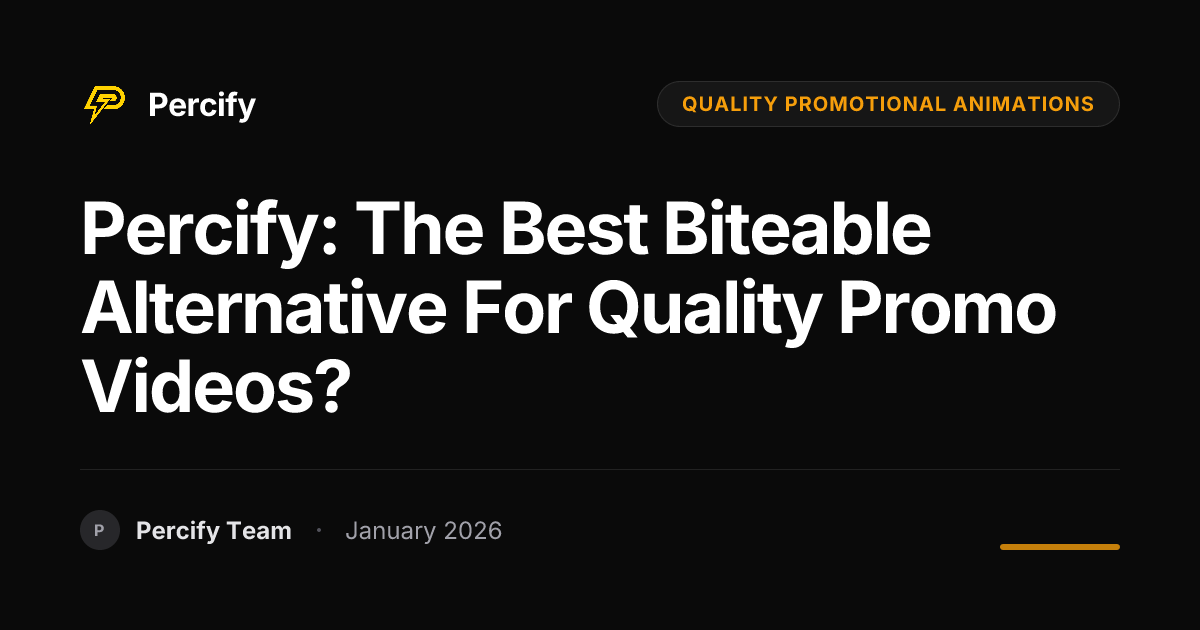 Percify: The Best Biteable Alternative for Quality Promo Videos ...