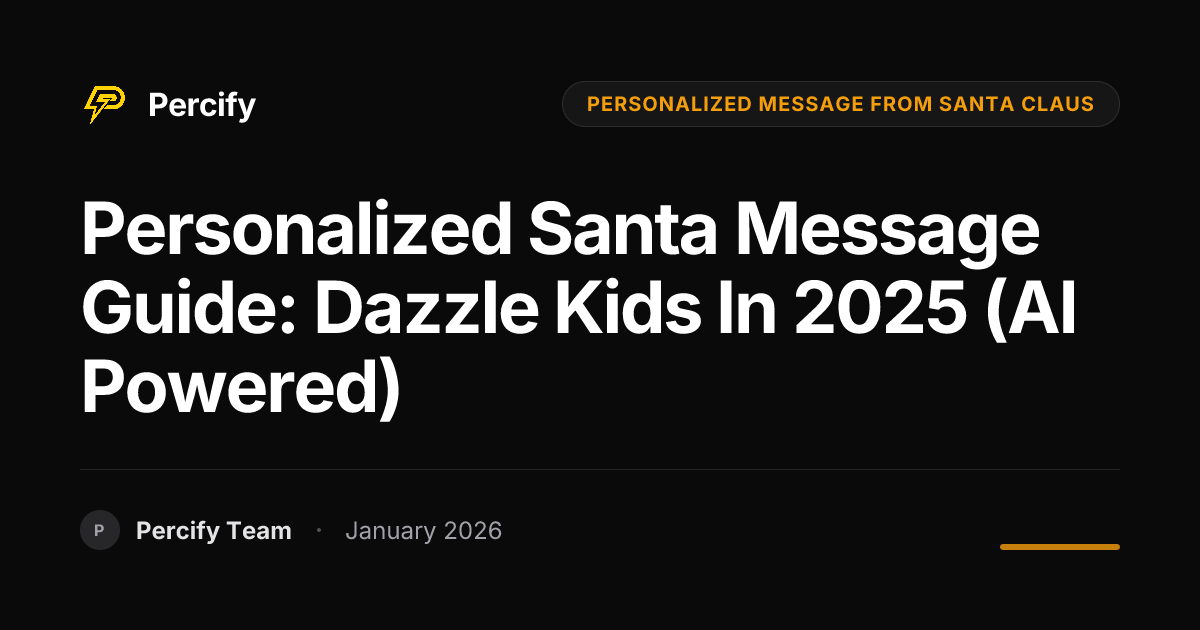 Personalized Santa Message Guide: Dazzle Kids in 2025 (AI Powered ...