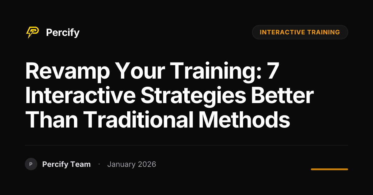 Revamp Your Training: 7 Interactive Strategies Better Than Traditional ...