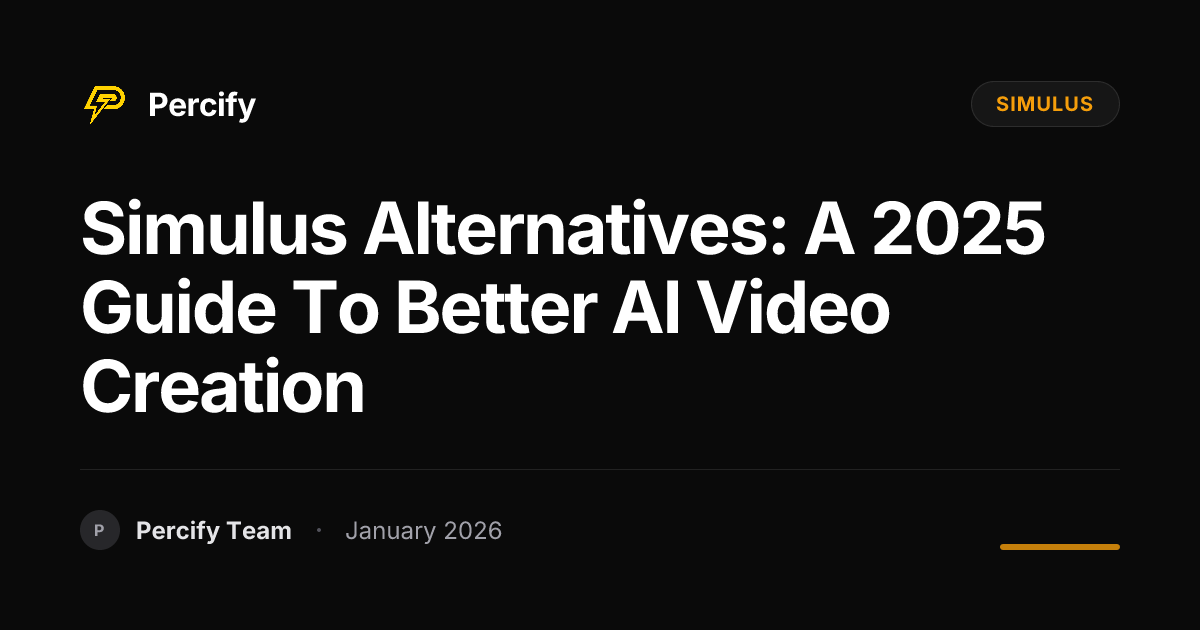 Simulus Alternatives: A 2025 Guide to Better AI Video Creation ...