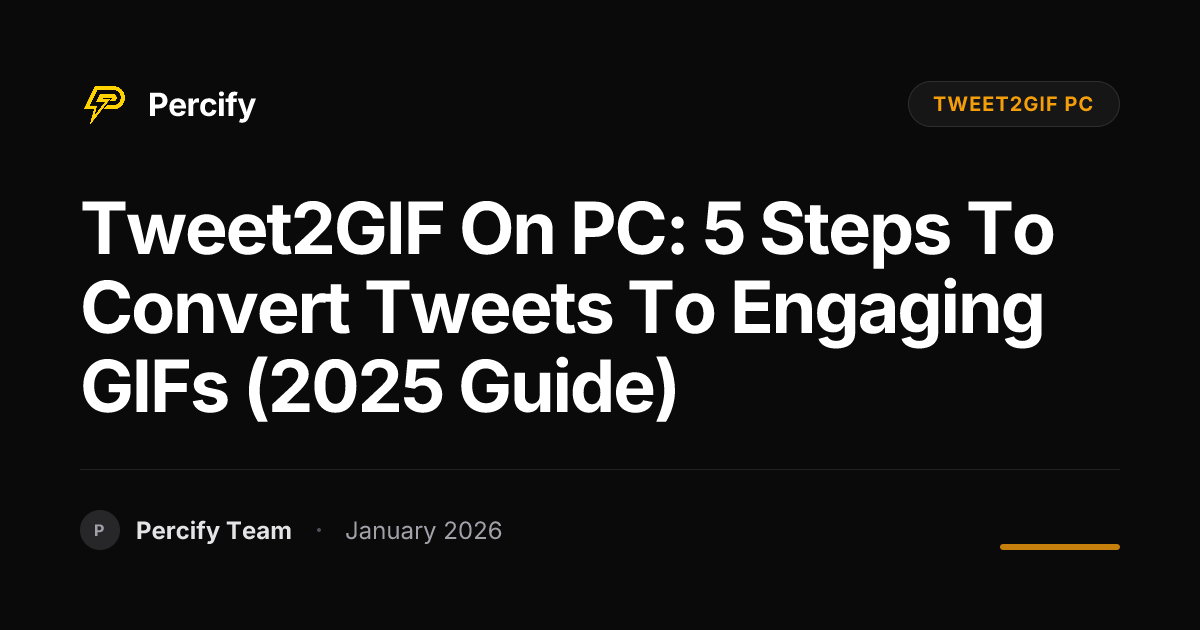 Tweet2GIF on PC: 5 Steps to Convert Tweets to Engaging GIFs (2025 Guide ...