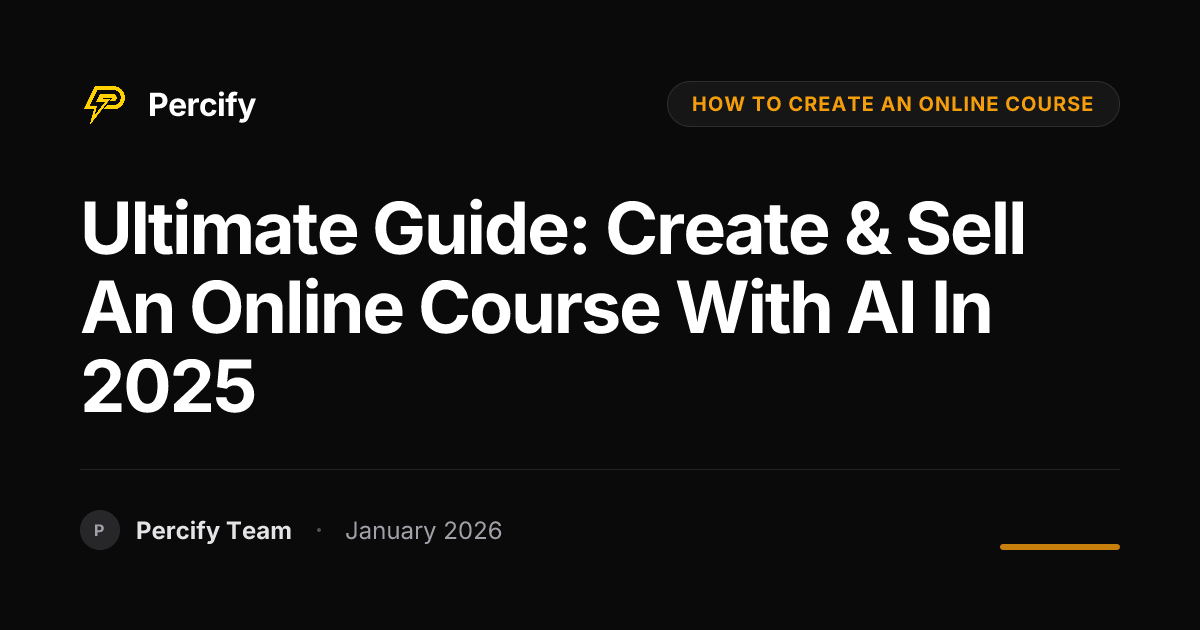 Ultimate Guide: Create & Sell an Online Course with AI in 2025 ...