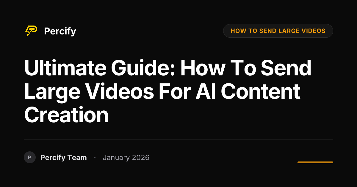 Ultimate Guide: How to Send Large Videos for AI Content Creation ...