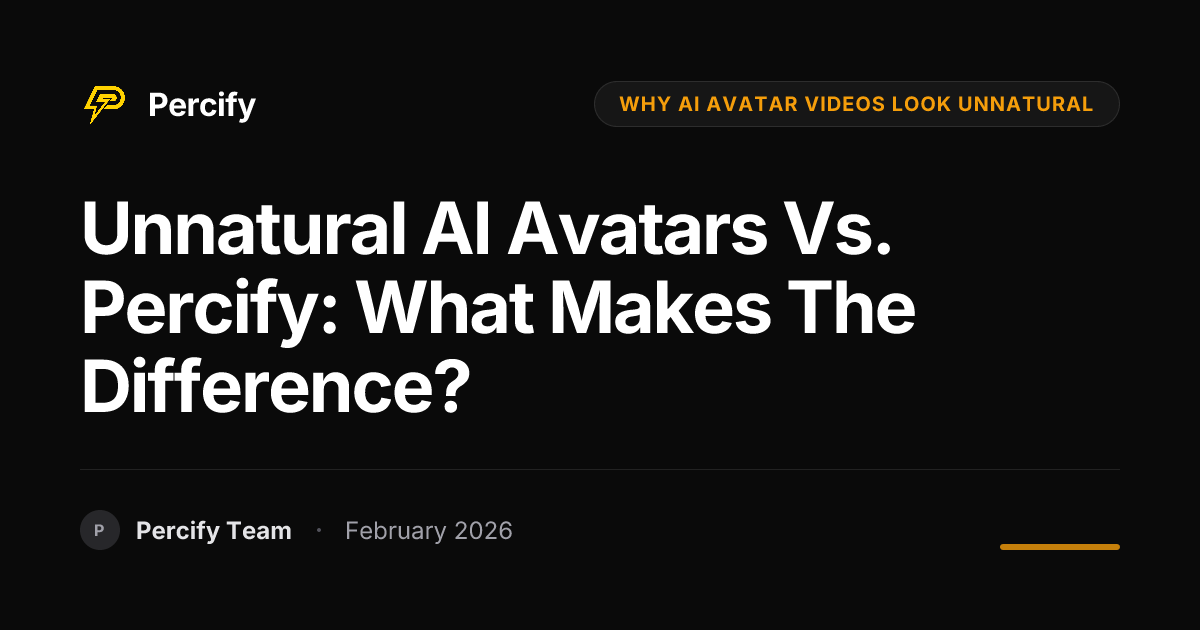 Unnatural AI Avatars vs. Percify: What Makes the Difference? - Percify AI Avatar Blog Cover