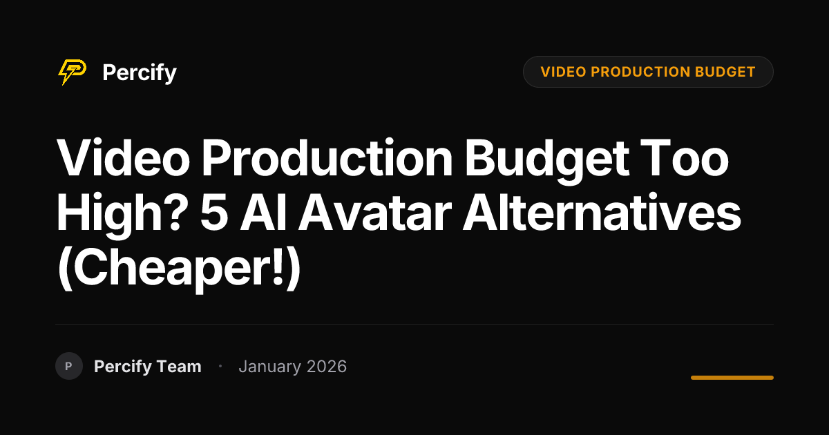 Video Production Budget Too High? 5 AI Avatar Alternatives (Cheaper ...