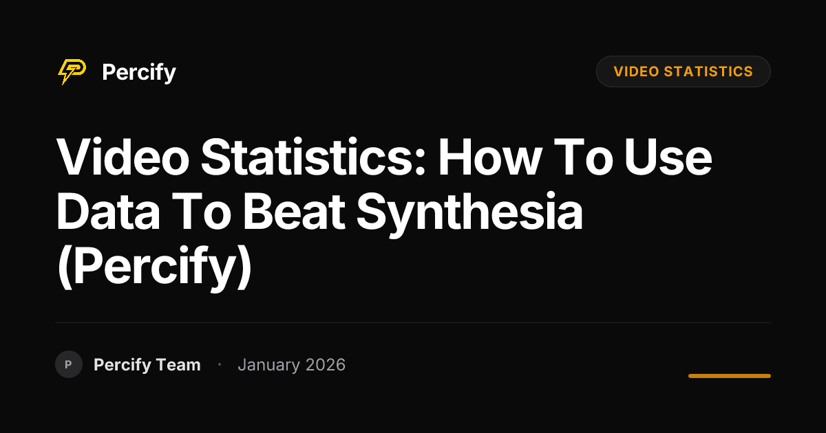 Video Statistics: How to Use Data to Beat Synthesia (Percify) | Percify ...