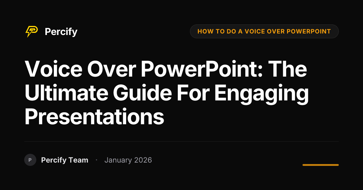 Voice Over PowerPoint: The Ultimate Guide for Engaging Presentations ...