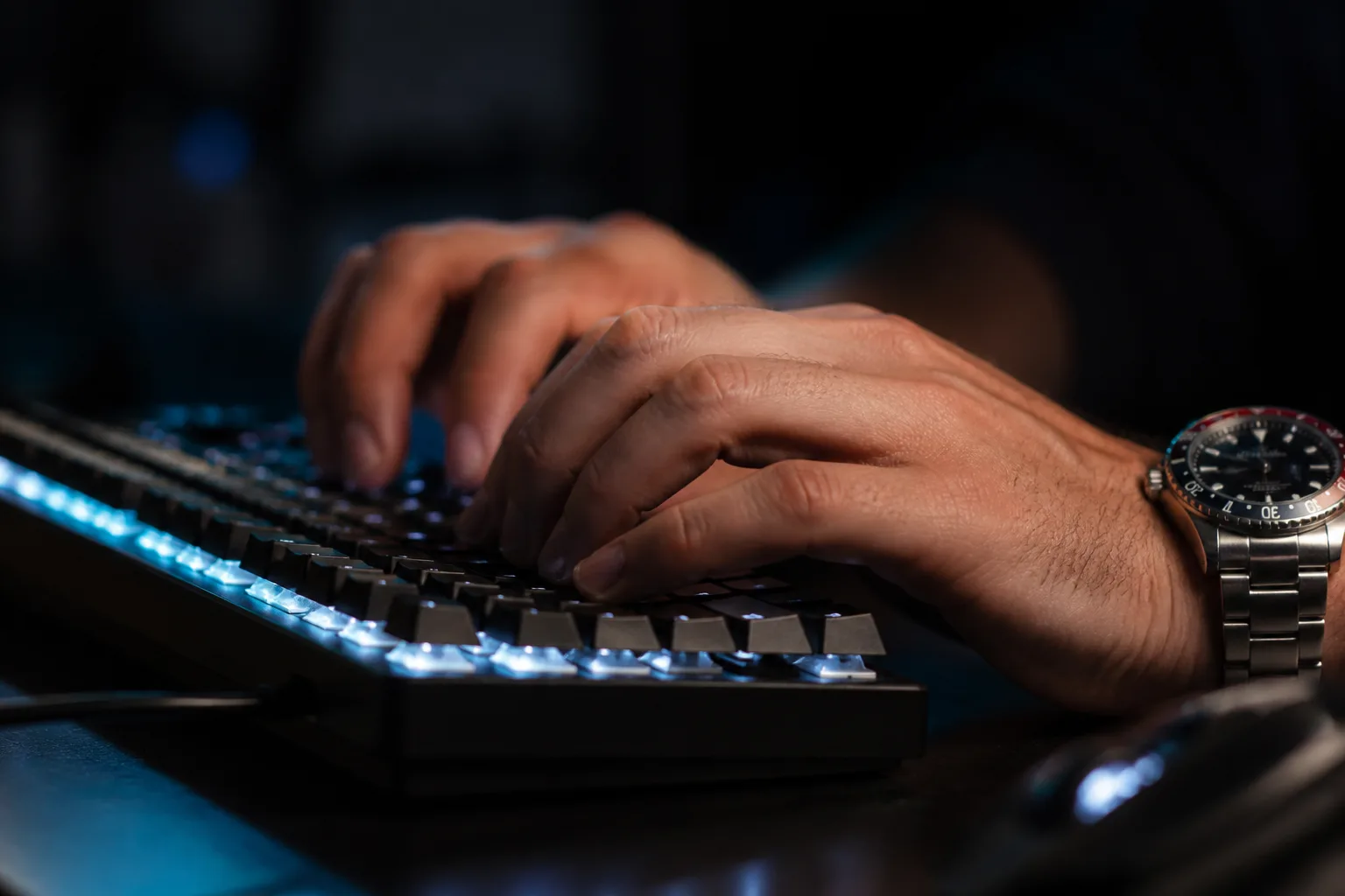 Hands on keys