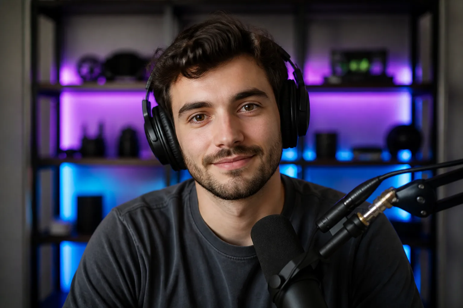 Tech podcast host