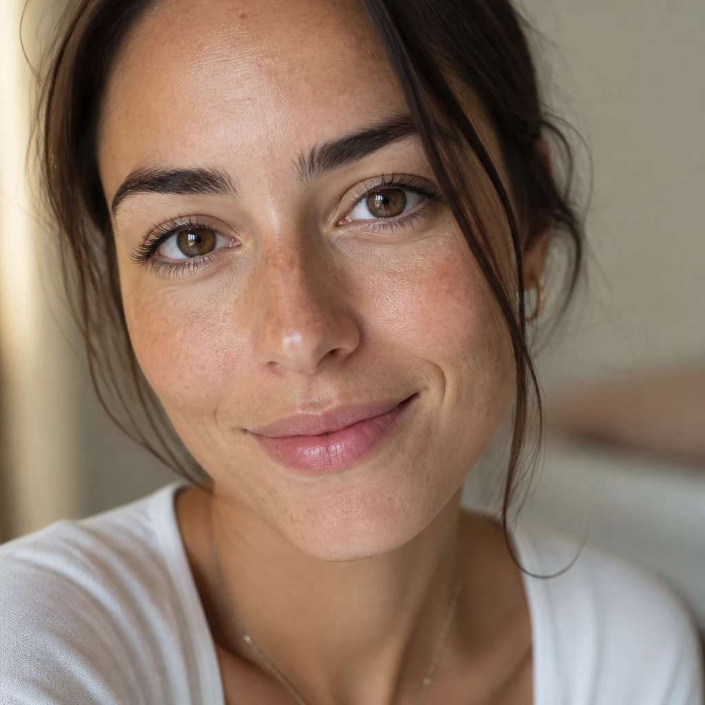 UGC creator, close up